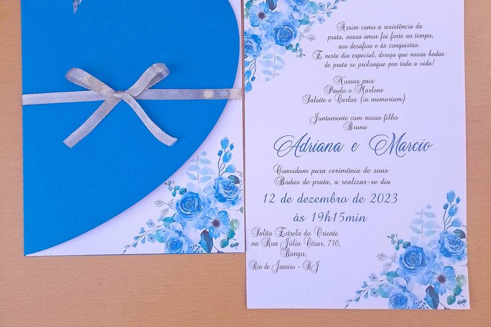 Convite de casamento