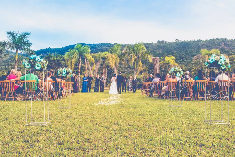 Casamento ao ar livre