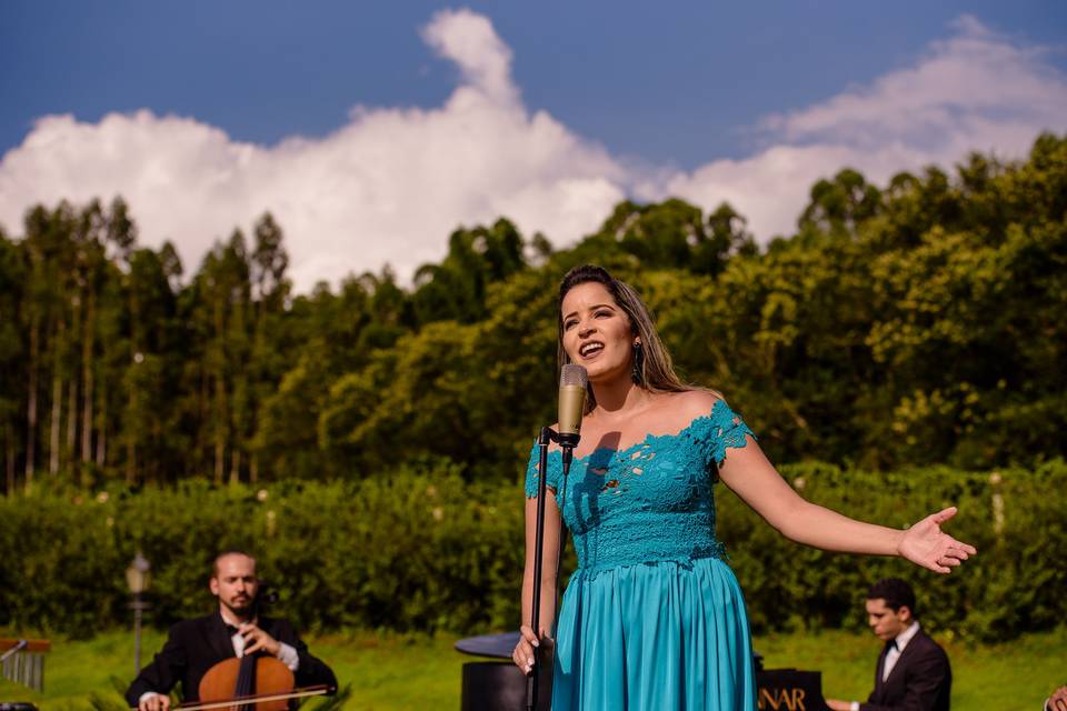 Casamento ao ar livre