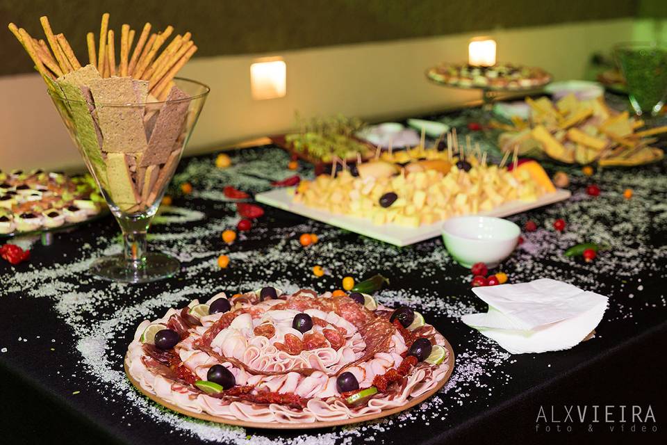 Mesa de frios e antepastos