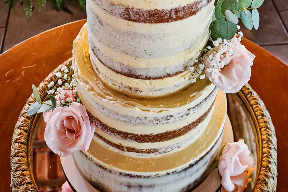 Bolo de Casamento Naked