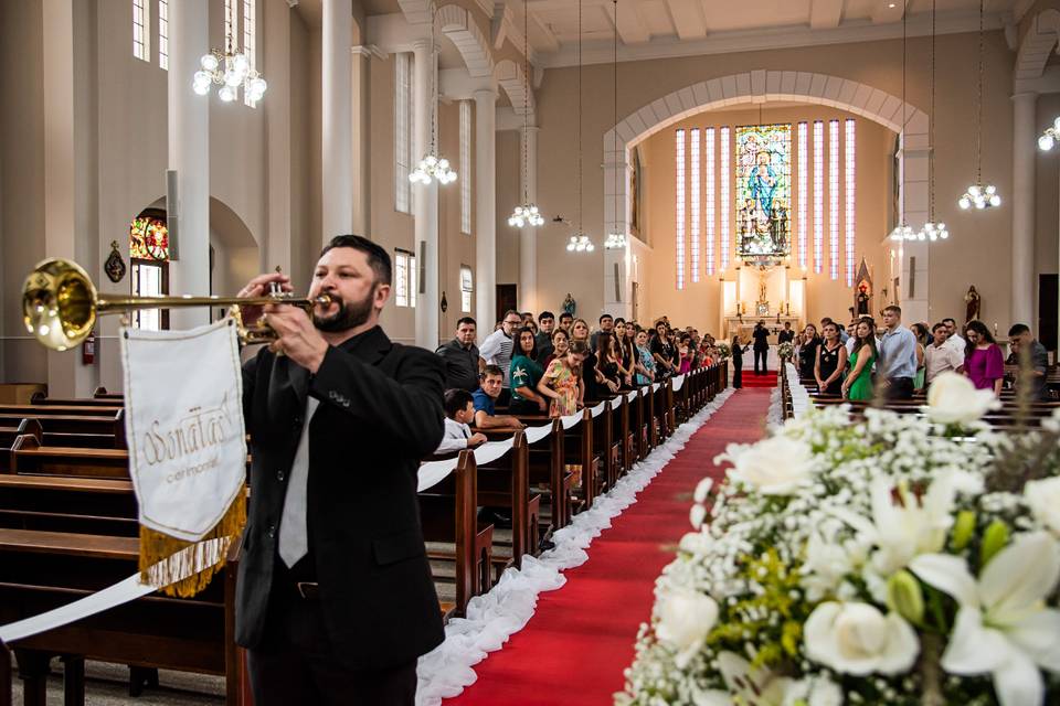 Toque antes da entrada