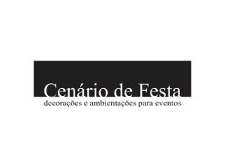 cenario de festa logo