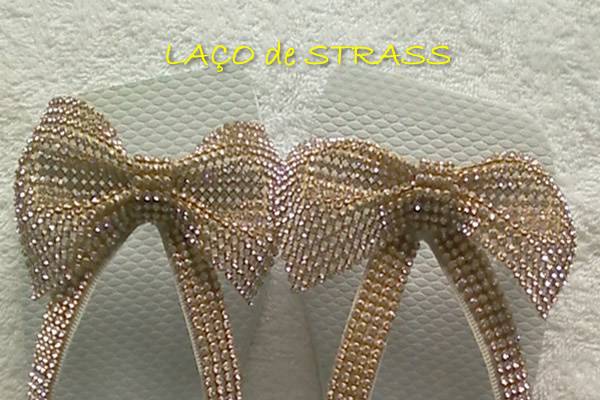 Rasteirinha Laço Strass