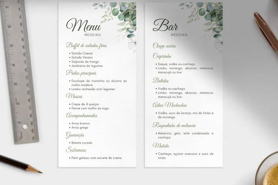 Menu e Bar