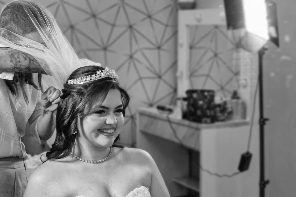 Making of noiva Julia