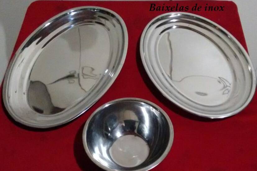 Baixelas de inox