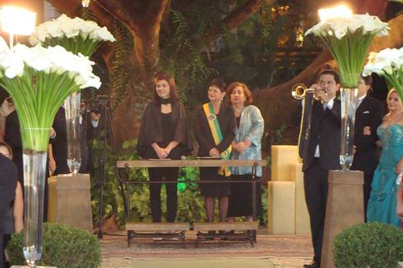 Cerimônia ao ar livre