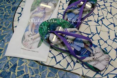 Chinelos personalizados