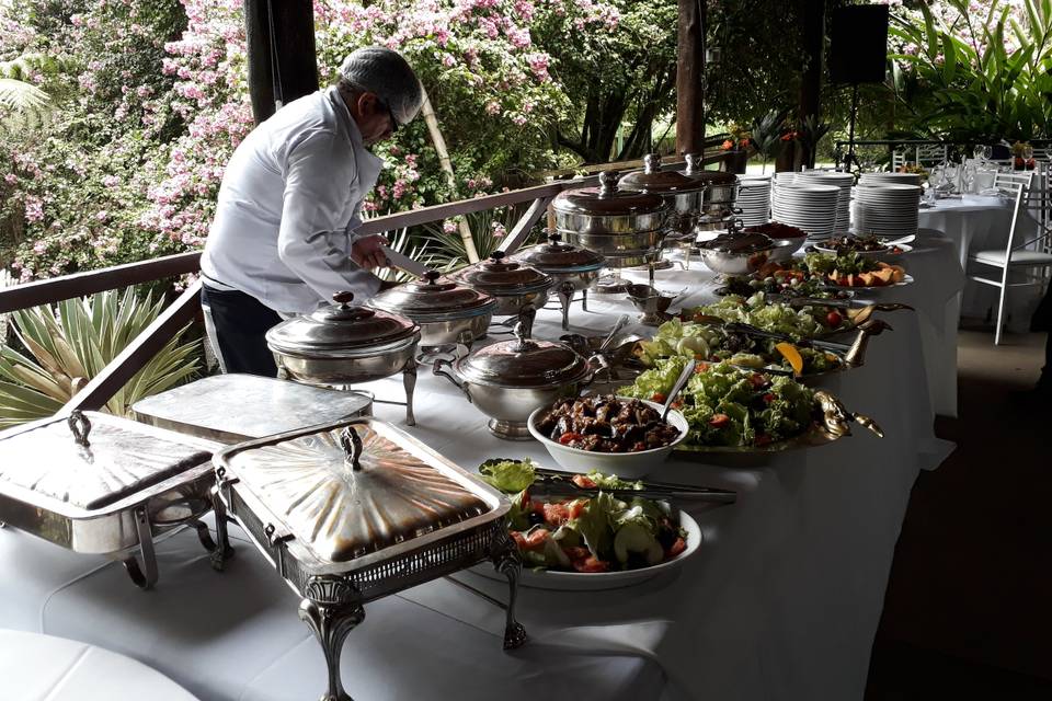 Mesa do buffet