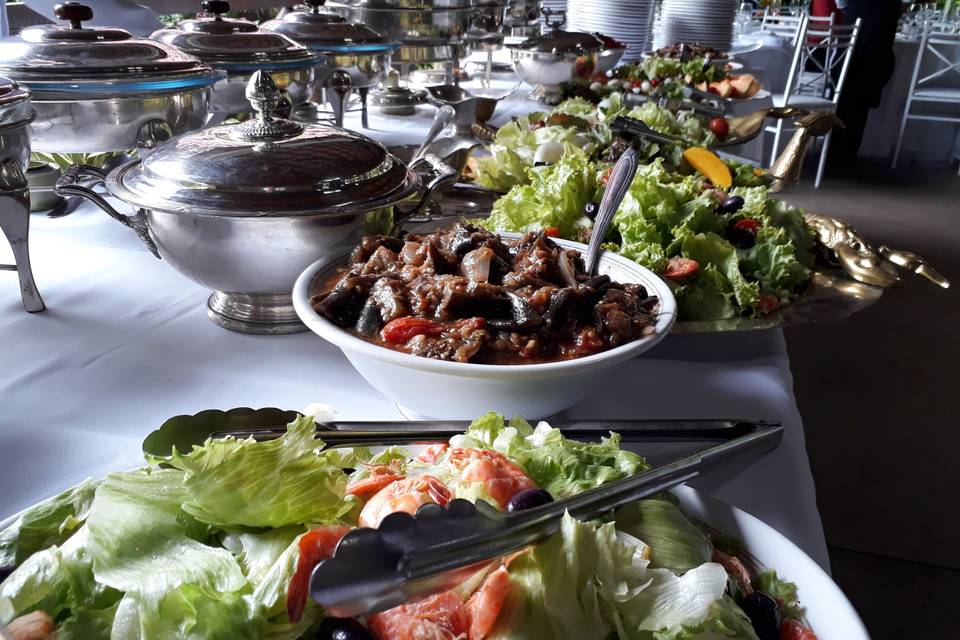 Mesa do buffet