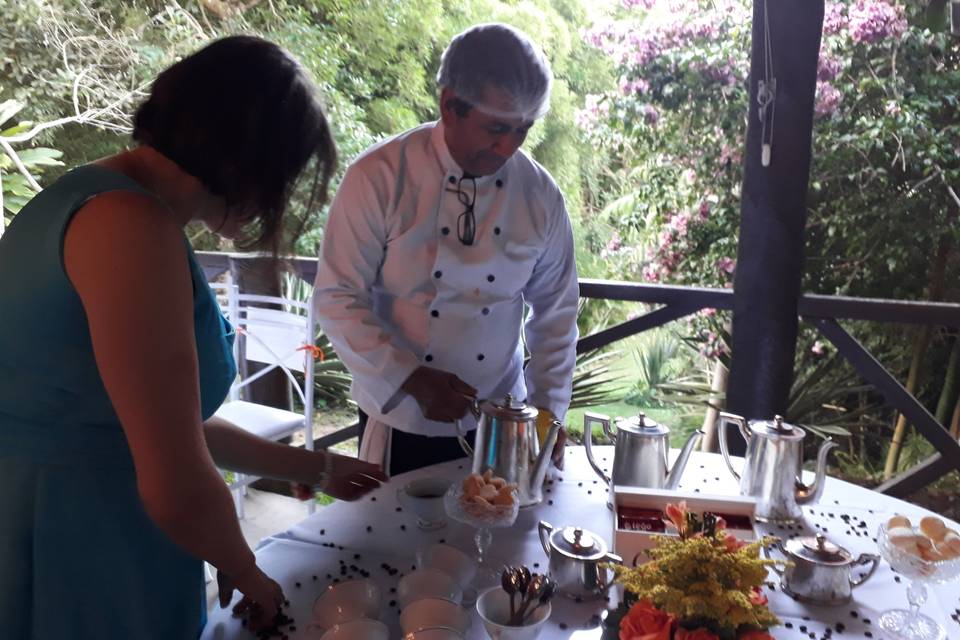 Mesa do café