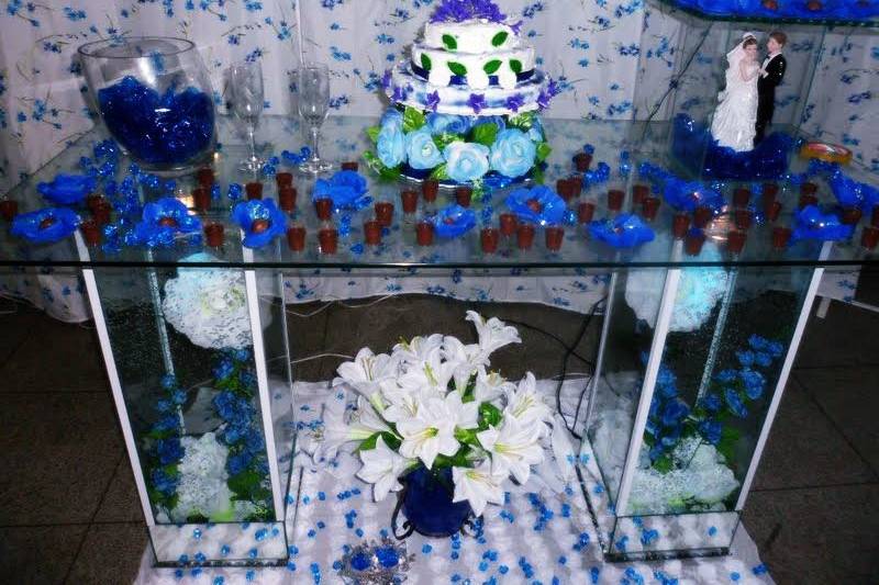 Decoração Casamento em Azul