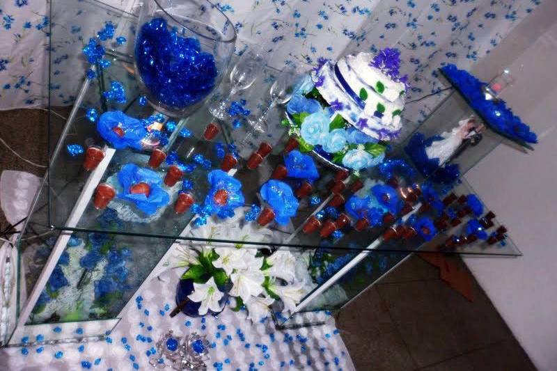 Decoração Casamento em Azul