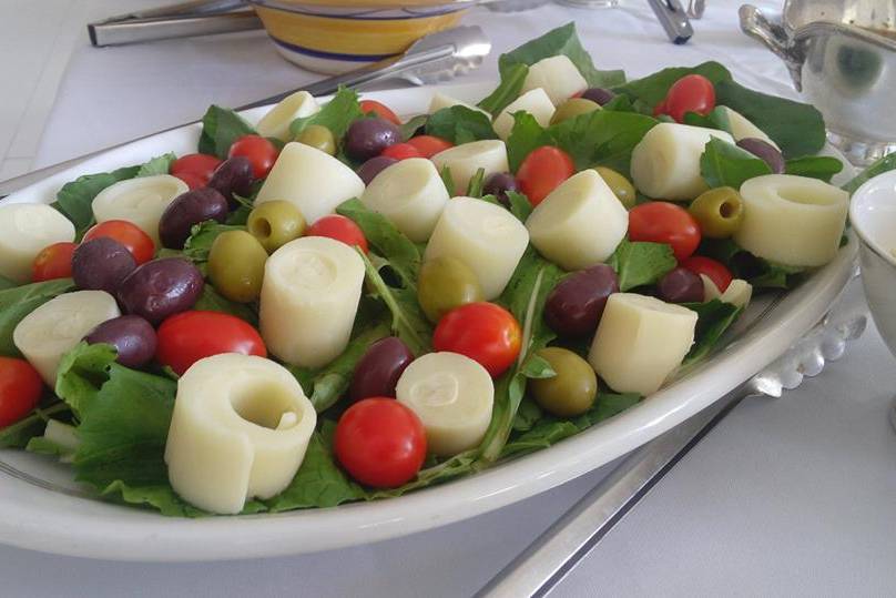 Salada com palmito