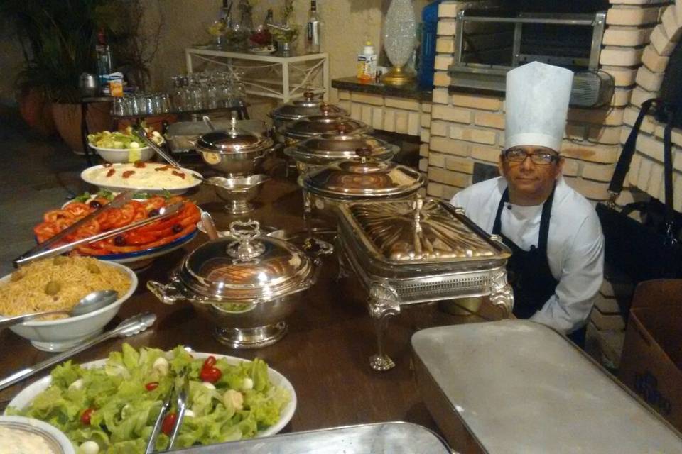 Mesa do buffet