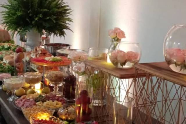 Mesa decorada
