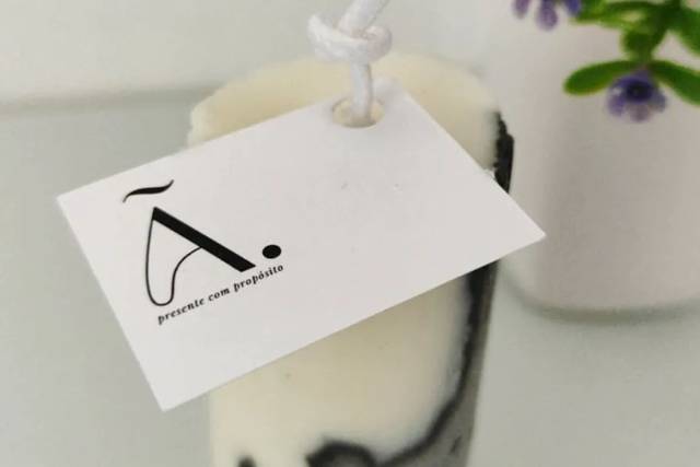 Mini vela 100% personalizável