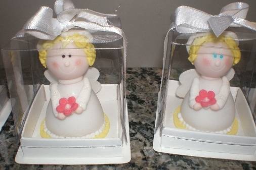 Anjinho de fondant - natal