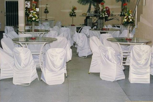 Decoração das mesas