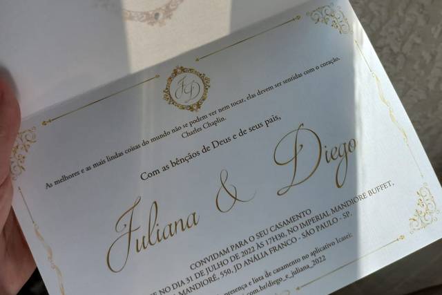 Convites de Casamento