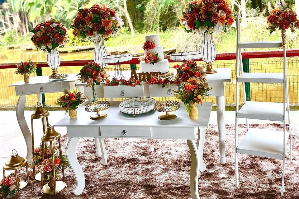 Mesa decorada