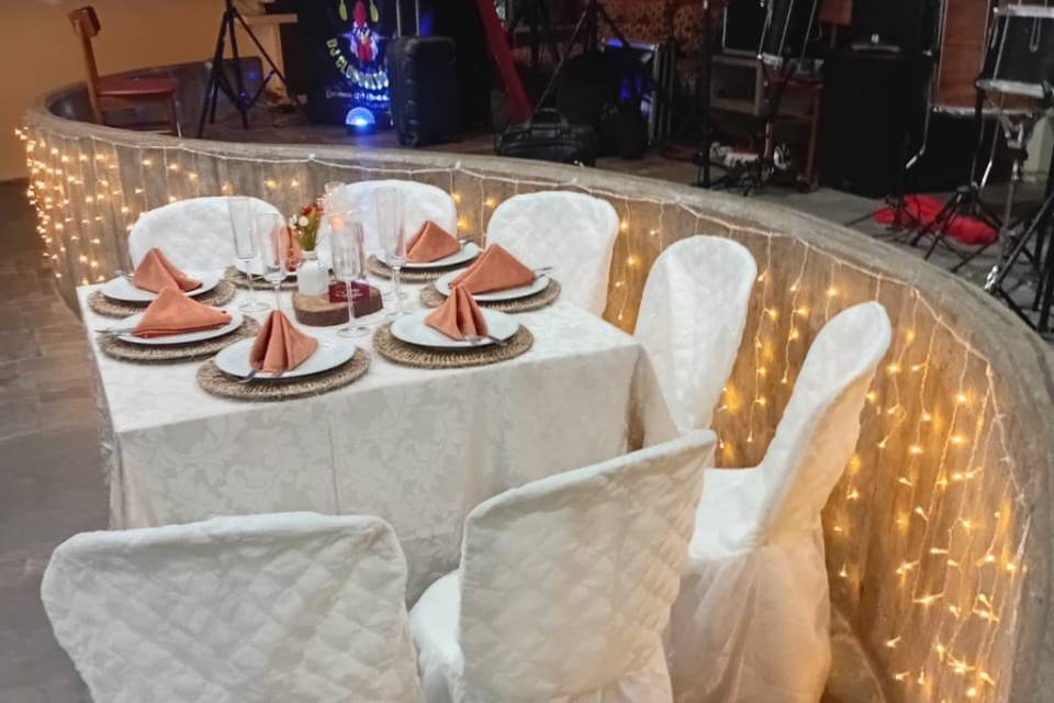Mesa de convidados