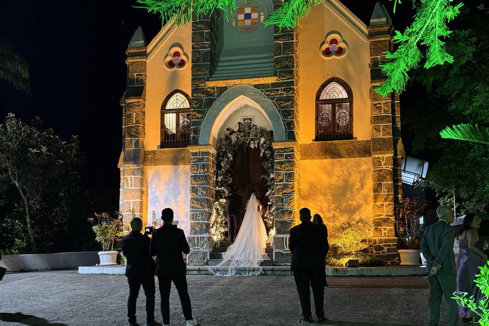 Entrada na igreja