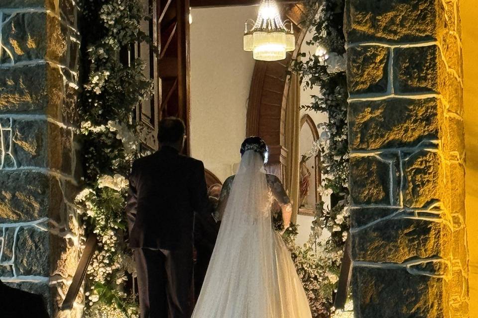 Entrada na igreja