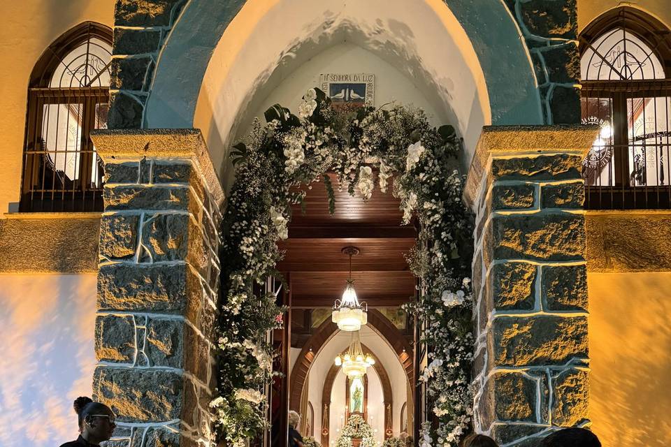 Entrada na igreja