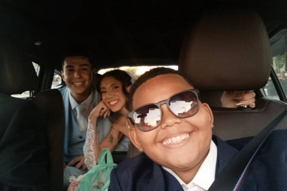 Indo para festa com copiloto