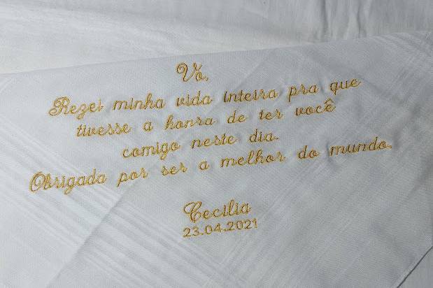 Lenço, frase até 200 caractere