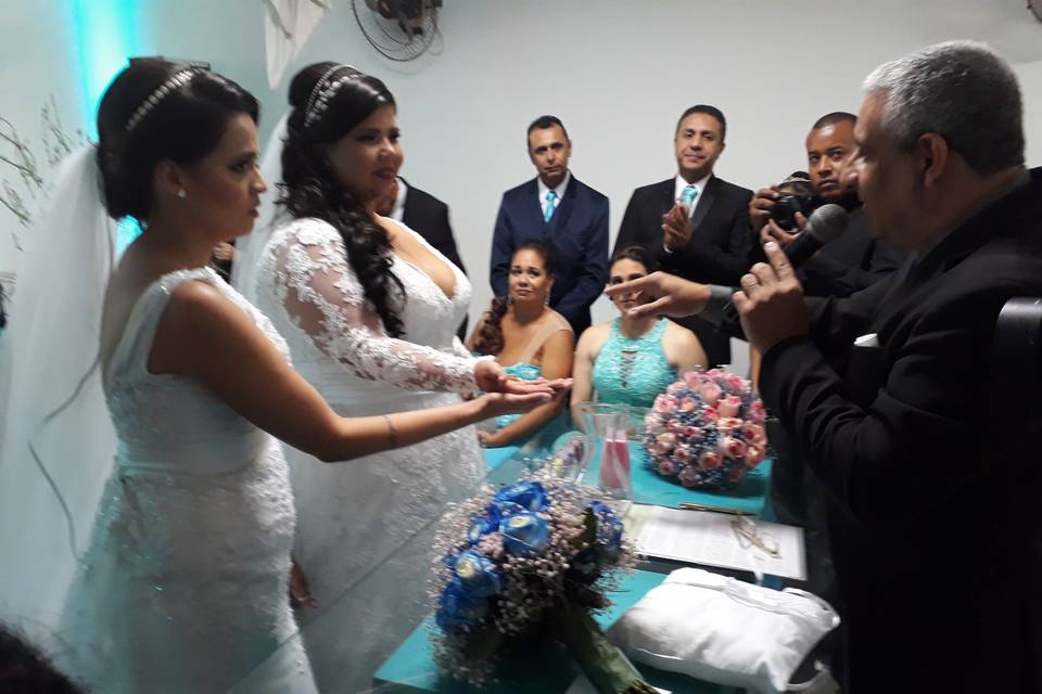 Casamento emocionante