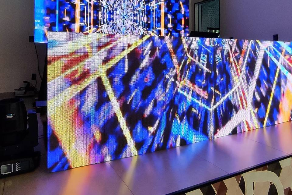 Painel de LED 3x2 e 3x1
