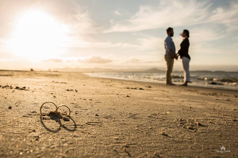 Ensaio pré casamento praia