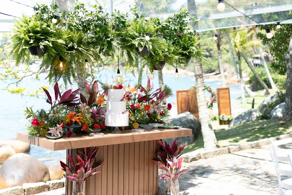 Casamento à beira-mar