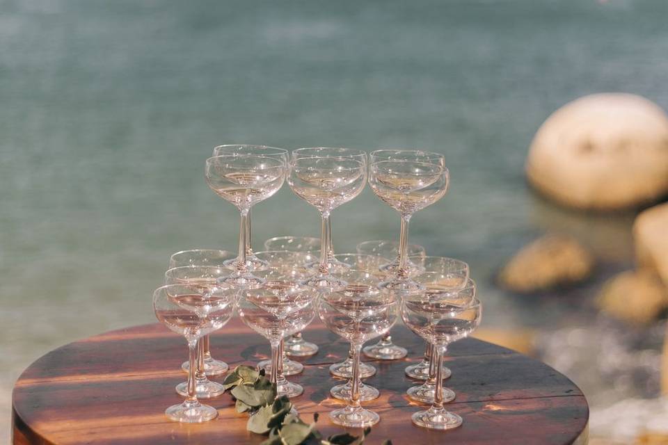 Casamento à beira-mar