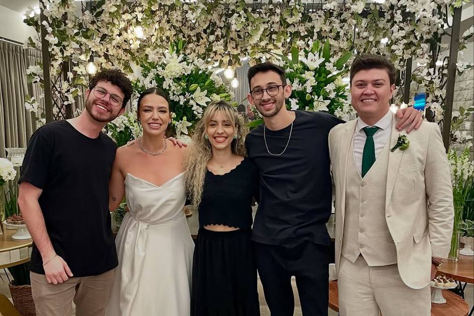 Noivos, instrumentistas e eu