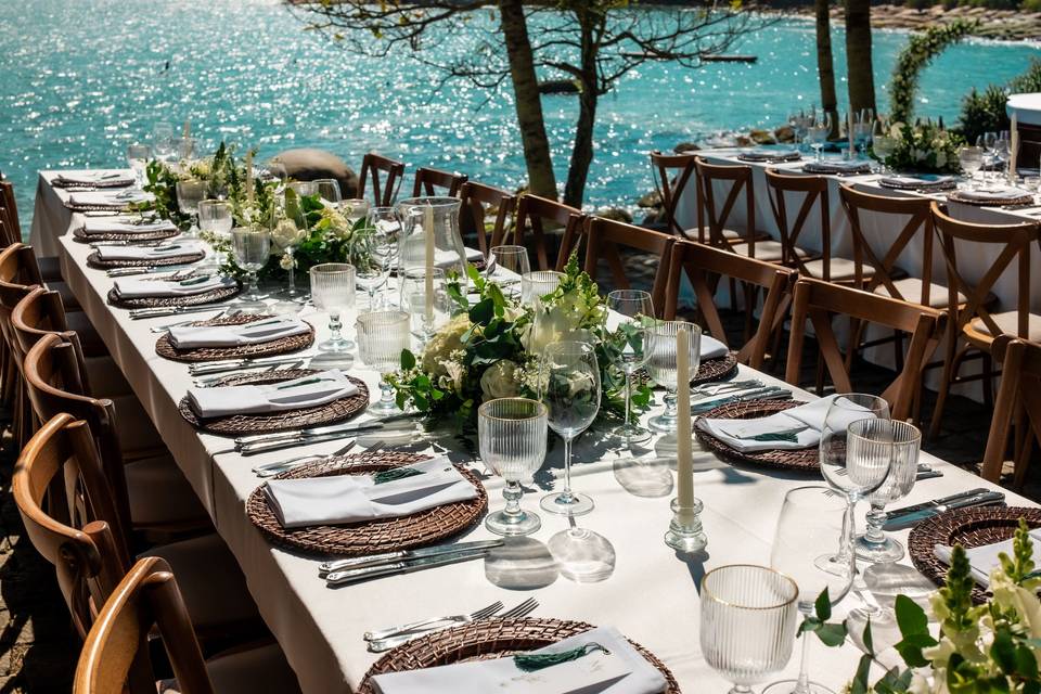 Casamento à beira-mar