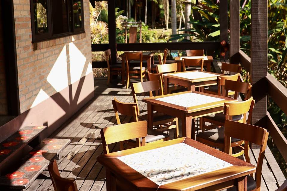 Varanda externa salão eventos