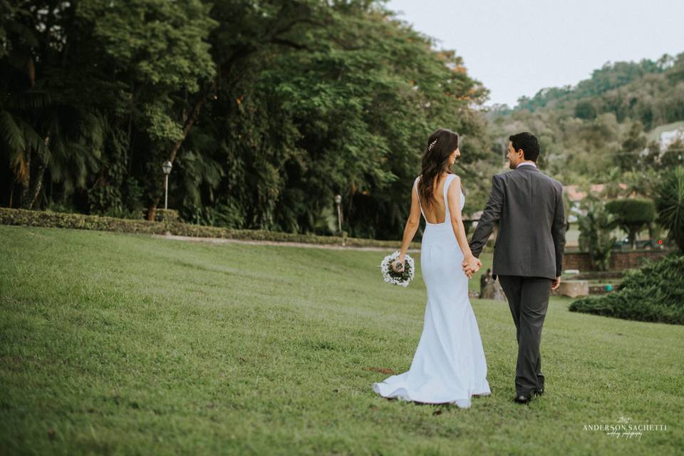 Casamento ao ar livre