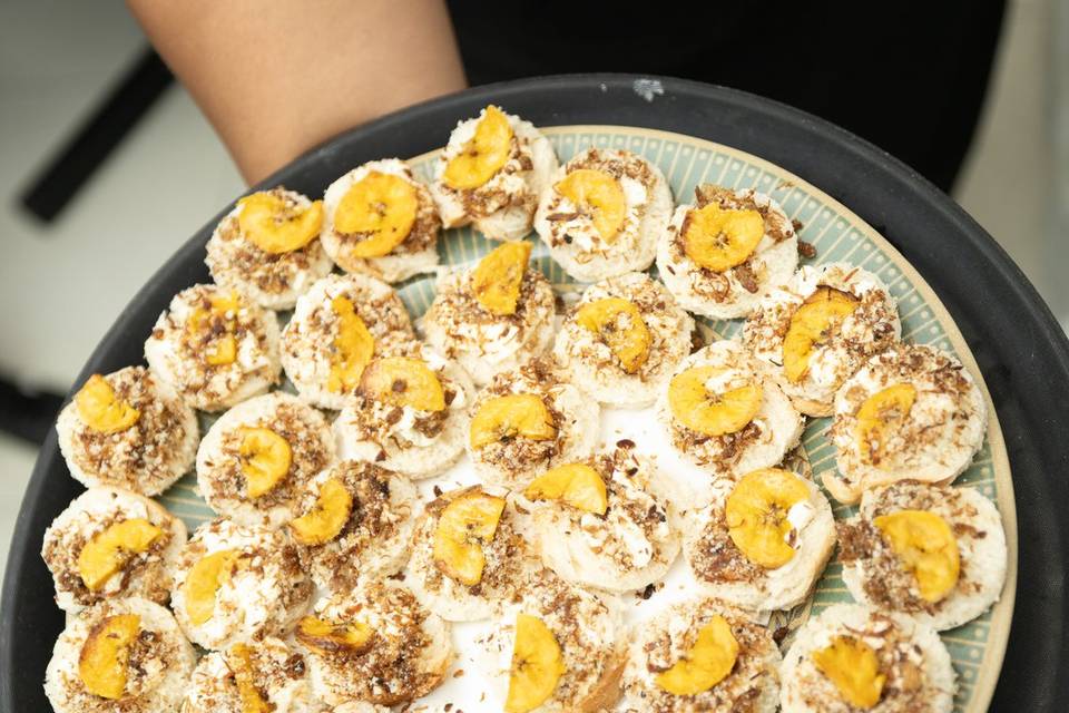 Canapé de carne seca