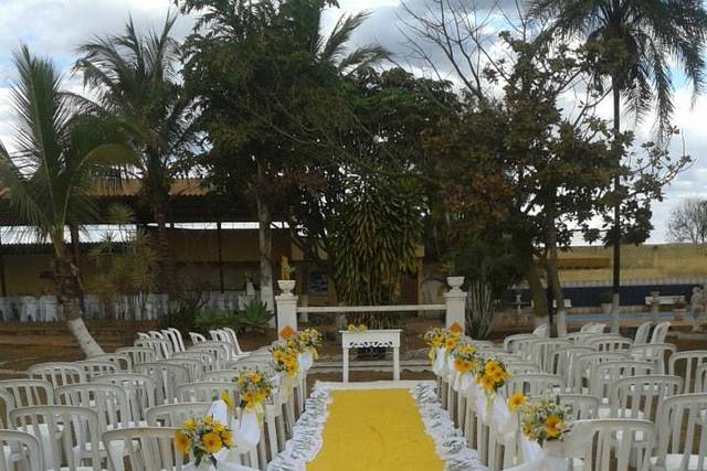 Casamento ao ar livre