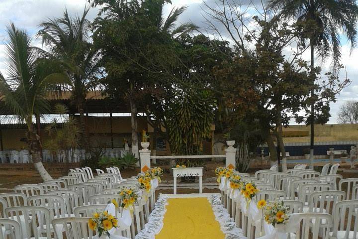 Casamento ao ar livre