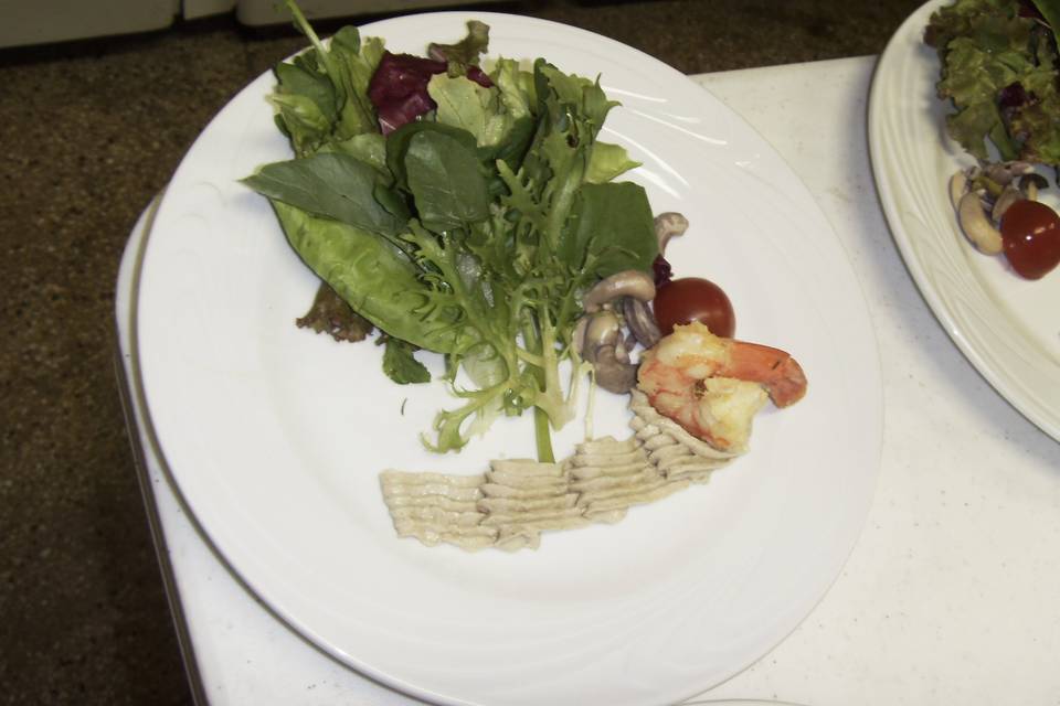 Salada de camarão