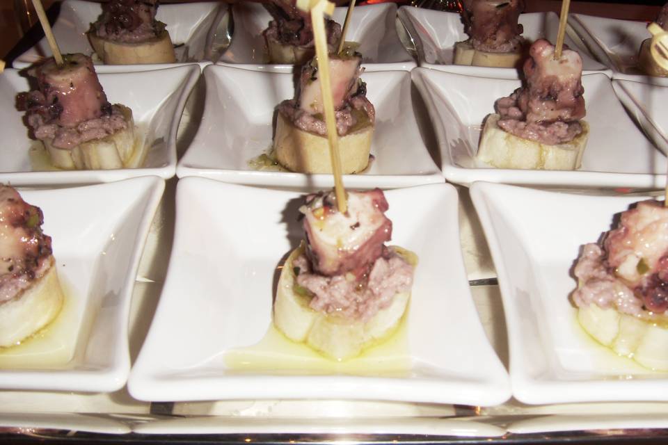 Canapé de polvo