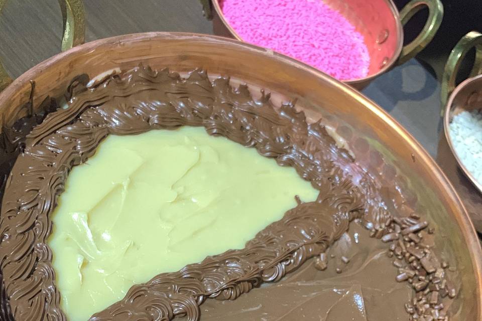 Brigadeiro e ninho com nutella