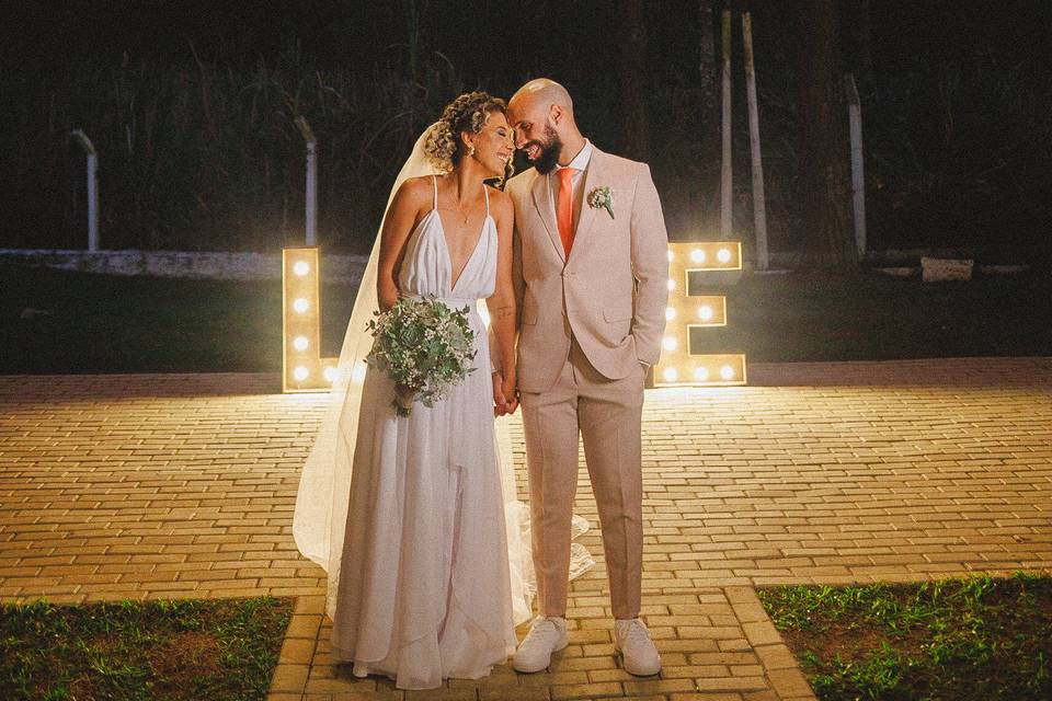 Casamento ao ar livre