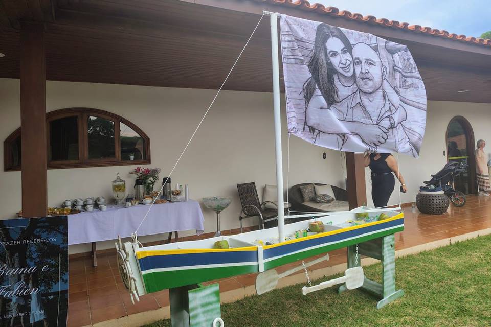 Canoa exclusiva do casal