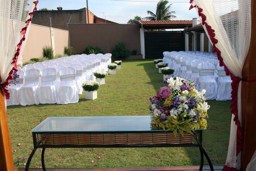 Casamento ao ar livre